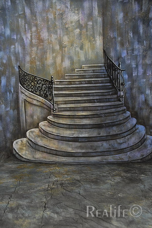 35 Plain Stairs Iron Rail