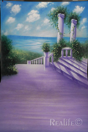 C Ocean Veranda Purple Floor
