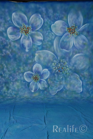 42 Big Blue Flowers