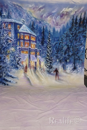 29 Winter Chalet at Night 2