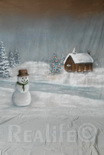 28 Winter Cabin Snowman
