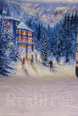 29 Winter Chalet at Night 2