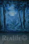 36 Blue Forest Moon Fireflys