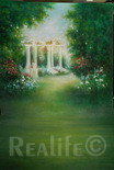 C Green Garden White Columns 2A